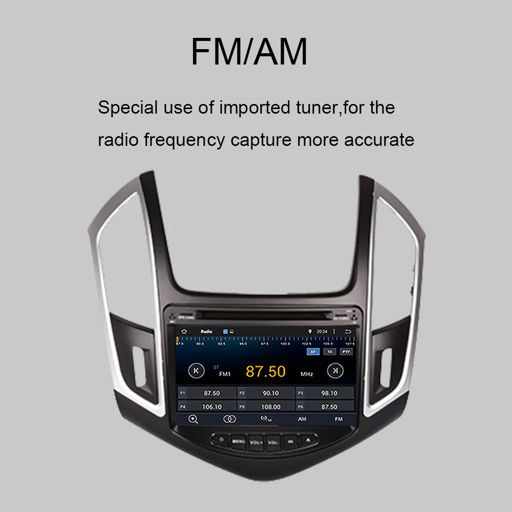 Flash Deal 2 Din Octa Core 1024*600 Android 9.0 RAM 4GB Car DVD Player GPS SAT NAV Head Unit For Chevrolet CRUZE 2015-2020 Radio Screen IPS 4