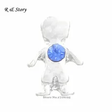 Boy Birthstone September Floating Charms for Glass Memory Locket LFC_1466