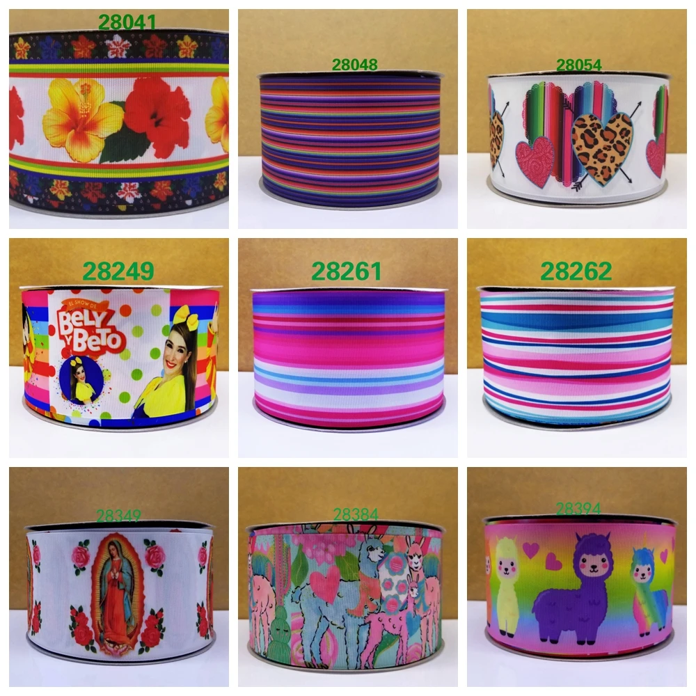 

Free shipping 2018 new arrival ribbons Hair Accessories ribbon 10 yards printed grosgrain ribbons 28048