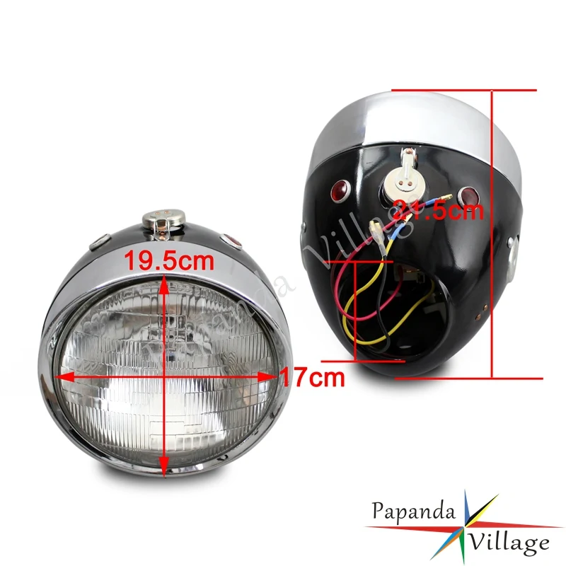 Фара для мотоцикла кафе гоночная ретро передняя Zundapp BMW K750 KS750 M72 R12 R75 R51 R6 wp40 Днепра