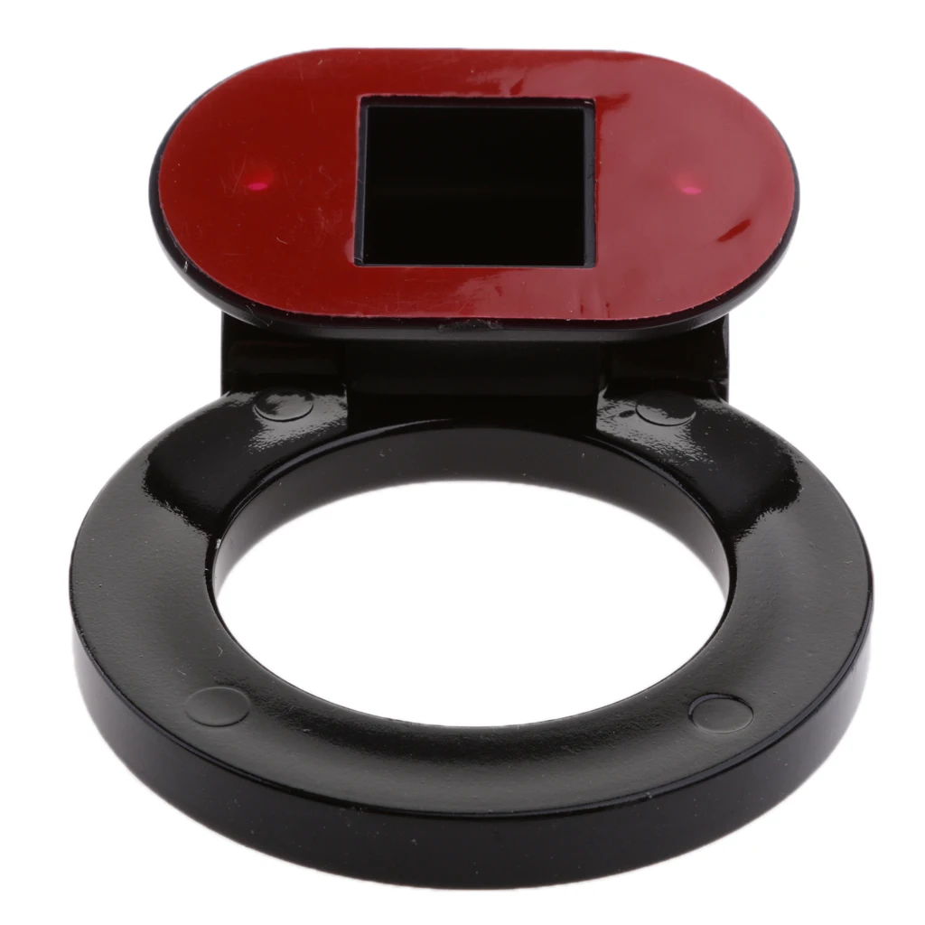 Racing Tow Hook Ring for Car SUV Front Rear Bumper Decoration ONLY ABS Plastic Apply Onto Bumper
