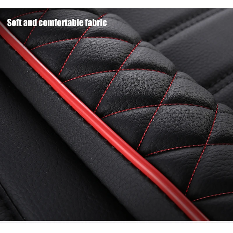 KADULEE кожаный чехол для автокресла для vw golf 4 5 6 Volkswagen polo sedan 6r 9n passat b5 b6 b7 Tiguan автомобильные аксессуары чехлы для сидений