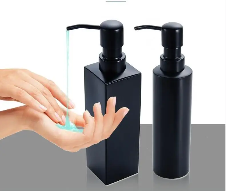 Дозатор для мыла, настенный, для ванной комнаты, для рук, для жидкого мыла, диспенсер для кухонного мыла, 304, нержавеющая сталь, бутылки для шампуня