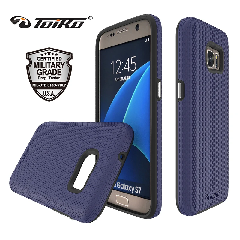 

TOIKO X Guard 2 in 1 Case for Samsung S7 Shockproof Hard PC Soft TPU Hybrid Phone Covers Dual Layer Drop Protection Armor Shell