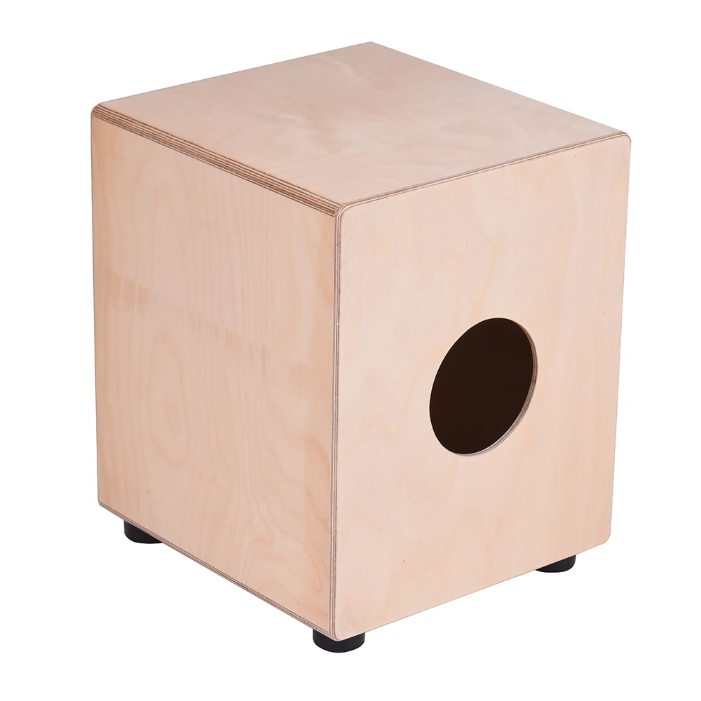 Ammoon деревянный Cajon Box барабан ручной барабан среднего размера ударный инструмент березовая древесина с регулируемыми струнами сумка для переноски