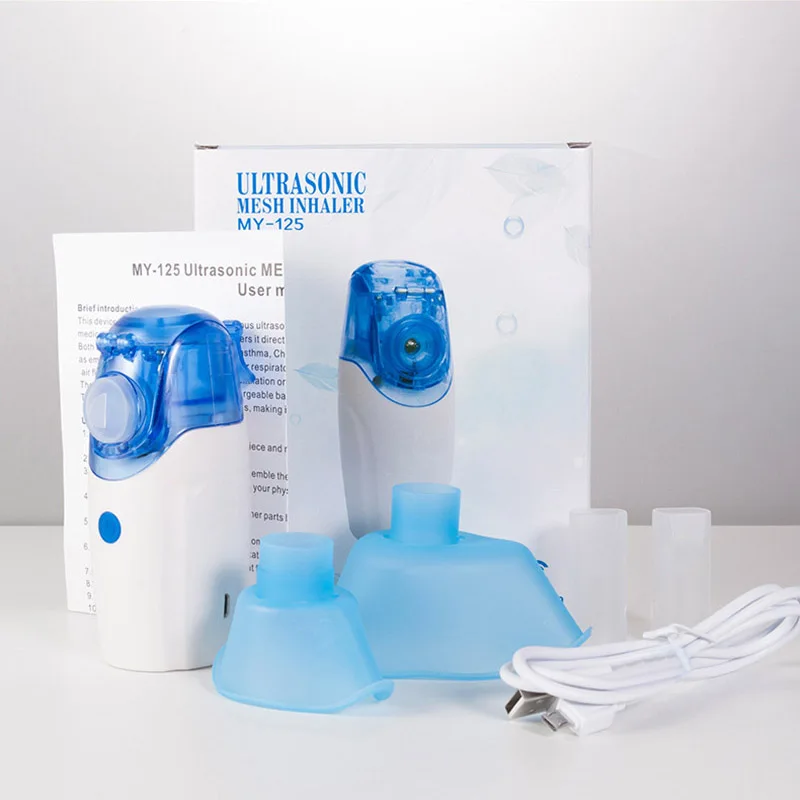 NEW Asthma Inhaler Portable Nebulizer Handheld Ultrasonic Micropore Mesh Nebulizer Rechargeable For Adult Kid Health Care