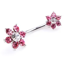 Pretty Trend 2018 Chic Supplies Excellent Steel Fashion Navel Belly Available Body Jewelry Funny Luxury