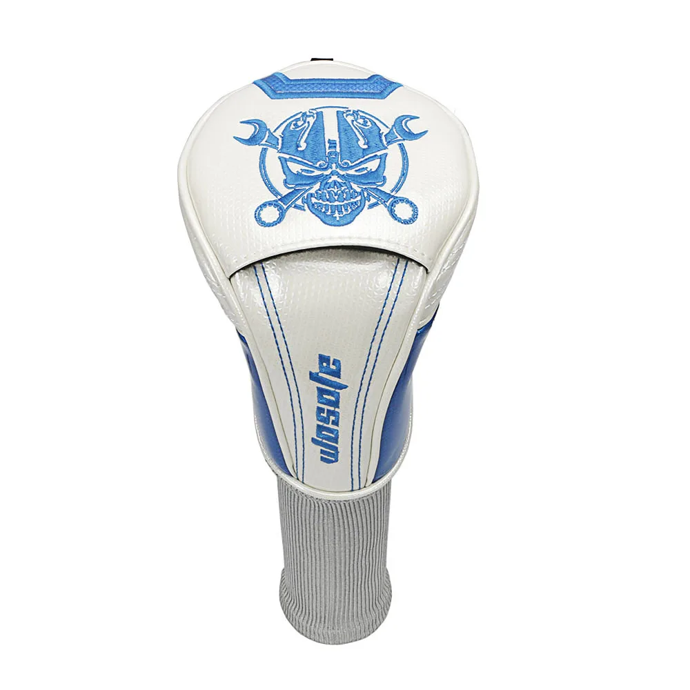 NEW Golf Club Headcovers 1# Driver, 3# 5# Wood,# Hybrid Cover PU Leather Head Covers Set Skull embroidery free shipping NEW Golf Club Headcovers 1# Driver, 3# 5# Wood,# Hybrid Cover PU Leather Head Covers Set Skull embroidery free shipping