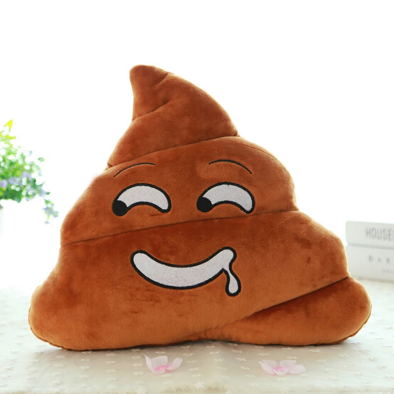2017 New Emoji Cushion Expression Adorable Pillow Equ Stool Shit Poop