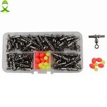 JSM 50 шт. крестообразный кран рыболовный Поворотный Размер 1/0 Морской рыболовный крестообразный кран Вертлюги Соединительная коробка с бесплатными рыболовными бусинами