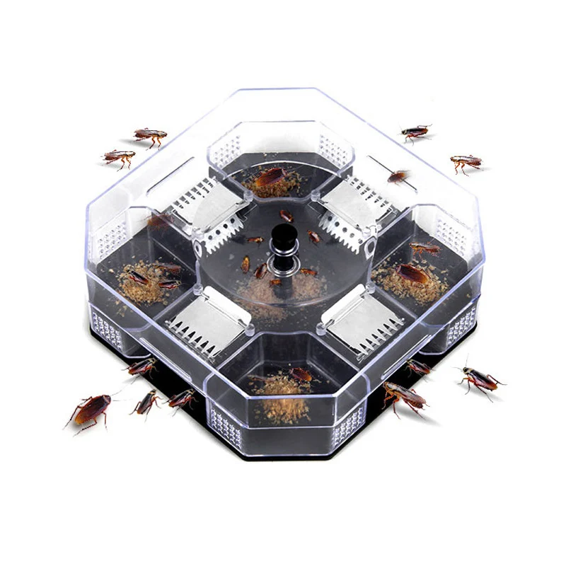 

Reusable Cockroach Trap Efficient Roach Cockroach Trap Killer Catcher Box Physical Capture FI-19ING