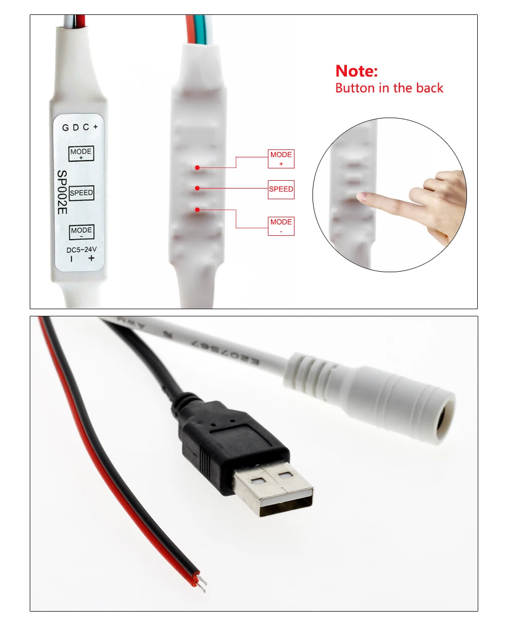 SP002E 3 Key Mini RGB Controller (9)