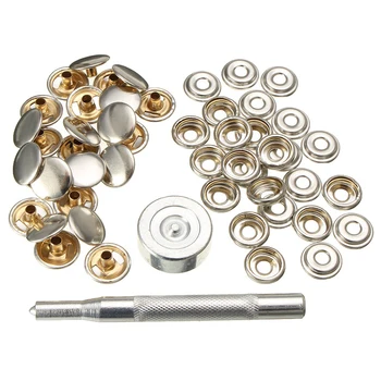 

Jacket Snap Screw Kit Cover Button Socket For Craft PVC Net cover Tarpaulin