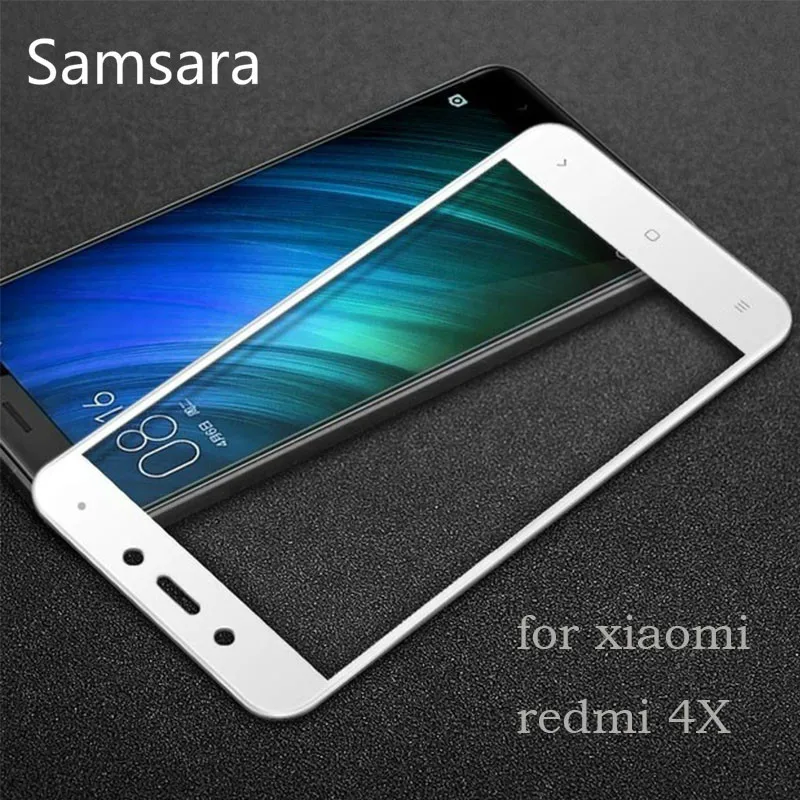3D закаленное стекло для xiaomi redmi 4X пленка Note защитное полное покрытие 9H 3d