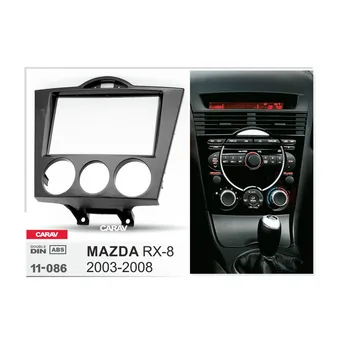 

Double Din Fascia For MAZDA RX-8 Manual Air-Conditioning Radio DVD Stereo Panel Dash Mount Install Trim Kit Refit CARAV 11-086