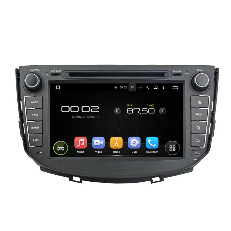 Flash Deal Android 8.0 octa core 4GB RAM car dvd player for LIFAN X60 ips touch screen headunits tape recorder radio with gps 0