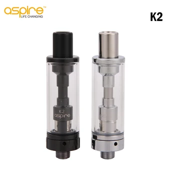 

Original Aspire K2 Tank 1.8ml with Organic Cotton Coil Head Atomizer For Electronic Cigarette Aspire K2 MOD Battery Kit BVC Tank