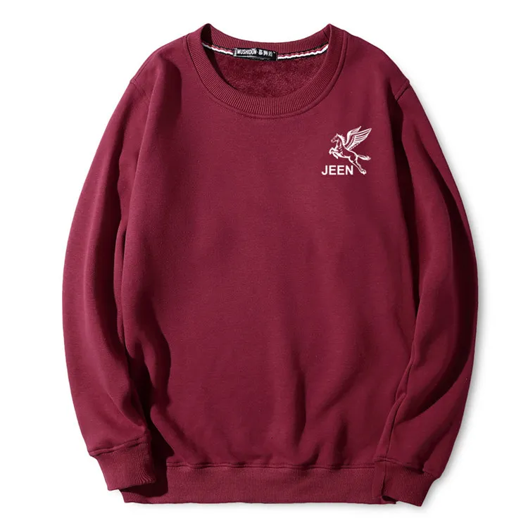 sweatshirt under shirt