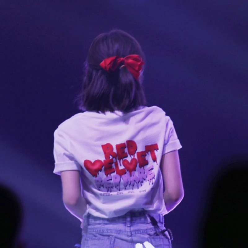 Kpop Red Velvet Concert in Canada T-Shirt REDMARE Seul Gi Irene Yeri Loose Cotton short sleeve summer women t shirt Tee Unisex (5)