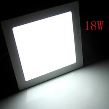 2 шт./лот) SMD 2835 Светодиодные лампы 85-265vac светодиодные ультратонкие 18 Вт панельные утопленные светильники светодиодные светильники 18 Вт потолочный светодиодный светильник