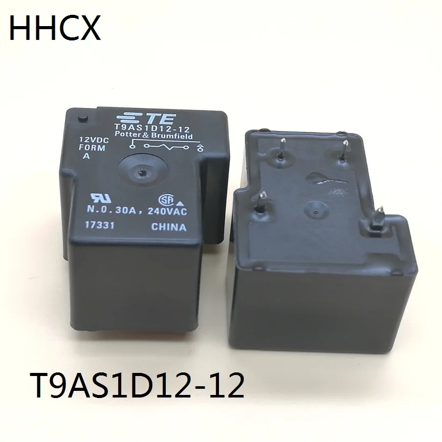 2pcs/lot 12VDC Relay T9AS1D12 12 DIP 4P 30A 240Vin Relays from Home