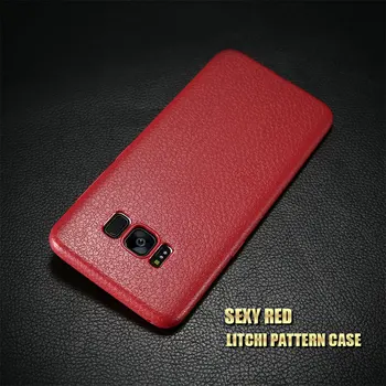 

1000pcs Ultra Thin Retro Litchi Pattern Case For Samsung Galaxy S10 E S9 S8 Plus Note 9 8 PU Leather Lines Skin Soft TPU Cover