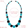 Ahmed New Maxi Statement Long Beads Necklaces Collier Fashion Spring Acrylic Geometric Pendant Collar Necklace for Women ► Photo 2/6