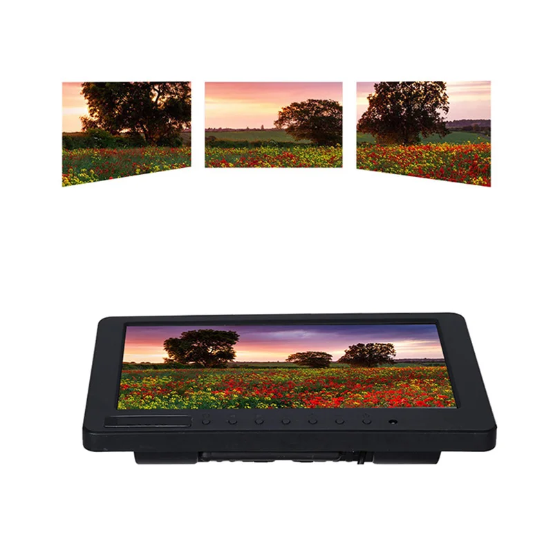 New Car Color LCD Display with Speaker Reversing Display BNC / AV Input 7inch Screen