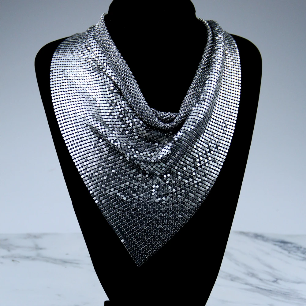 

2018 Collar Chokers Necklace Women Maxi Necklace Metal Bohemian collares kolye collar mujer gothic Jewelry Free shipping