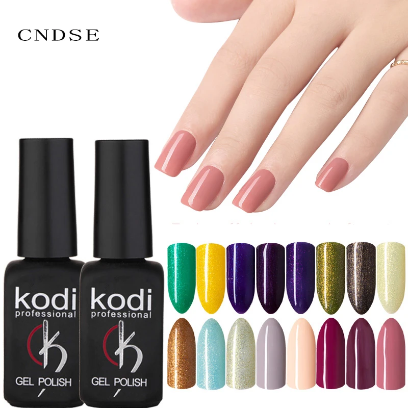 Kodi Uv Gel Nail Polish 12ml Art Lak Vernis Vernis Semi