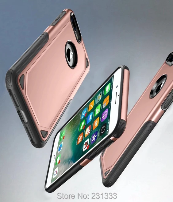 C ku для Iphone X 8 7 Plus 7PLUS 6 6S армированный ПК ТПУ Жесткий чехол Гибридный ударопрочный