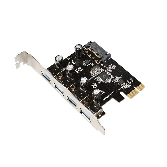 Superspeed de puerto USB tarjeta PCI Express, PCIe, USB 3,0, puertos USB 3,0 con VL805|card|card candlecard - AliExpress