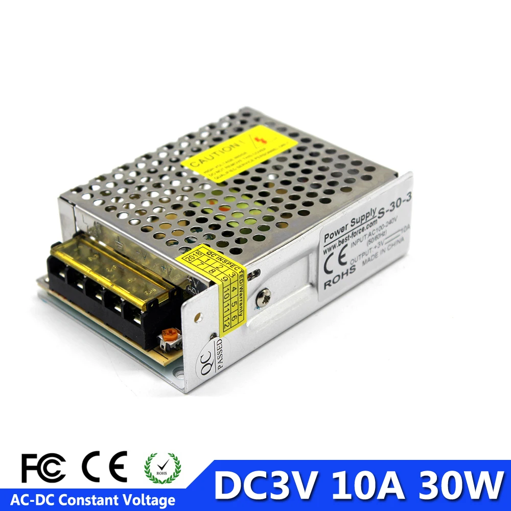 Switch Power Supply Dc3v 10a 30w Power Source 110v 220v Ac