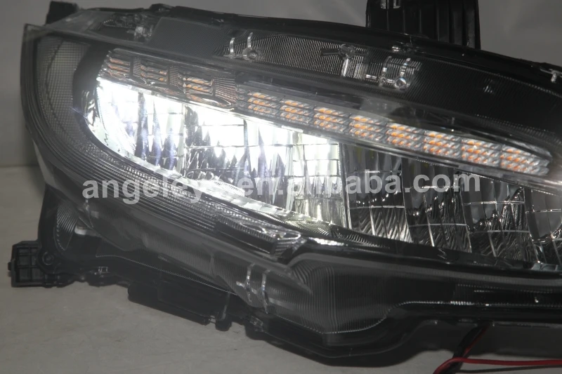 Динамический светодиодный токарный свет для HONDA Civic 10 gernareation- светодиодные фары TLZ