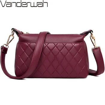

Diamond Lattice Leather Bag Summer Style Luxury Handbags Women Bags Designer Ladies Small Shoulder Crossbody Bags For Women Sac