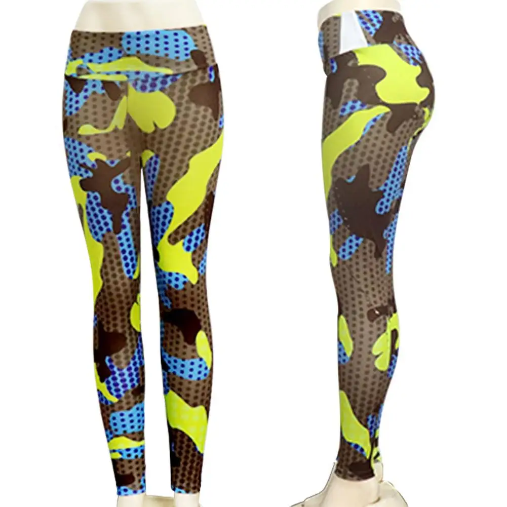 

2018 Yoga Pants Tights Women Sexy Printing Gym Sport Fitness Female Gym Legging Tights Woman Sports Fitness Leggings Sportswear