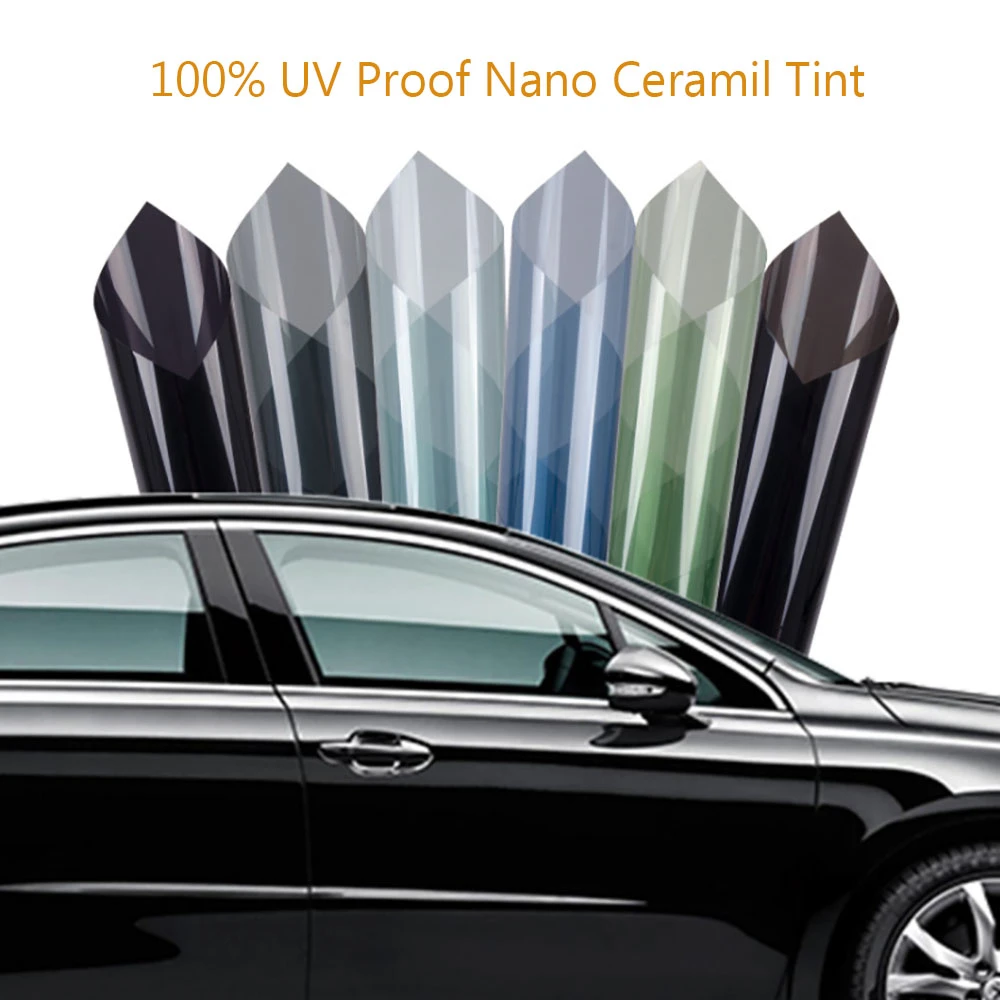 65%VLT Window Film Light Blue Solar Tint Car/house Sticker 100%UV Proof HOHOFILM