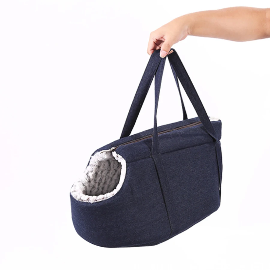 

Free Shipping Dog Beds for Small Dogs Jaulas Para Perros Dog Kennel Jean Solid Breathable Hand Wash Dog Home 60GW014