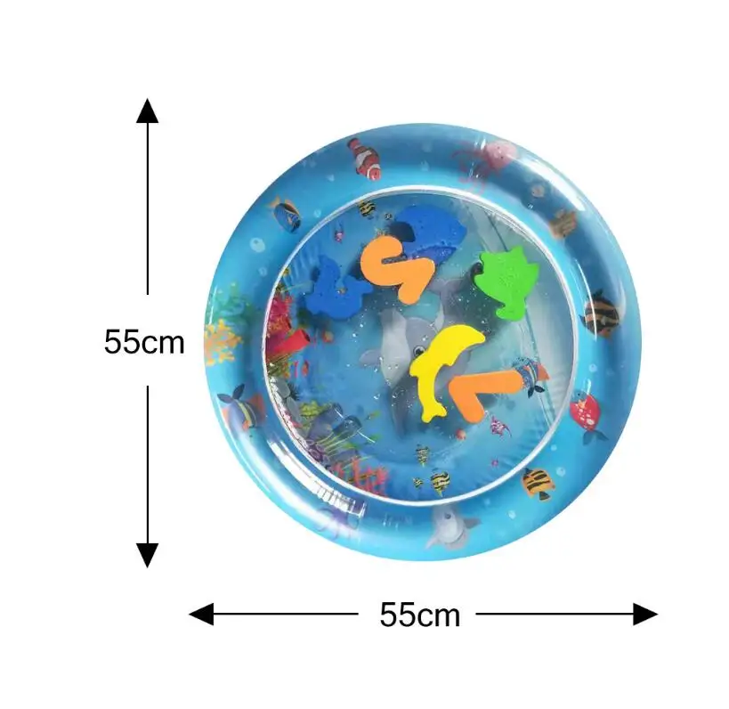 Детские воды Игровой Коврик Надувной Игрушки для газонов для времени животика Playmat Малыш Весело подвижная игра центр водяное сиденье для
