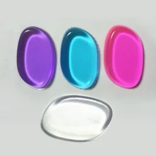 Прозрачный, из силикогеля слоеного лица слоеного силикона желе спонж для макияжа слоеного жидкого тонального крема BB принадлежности для макияжа