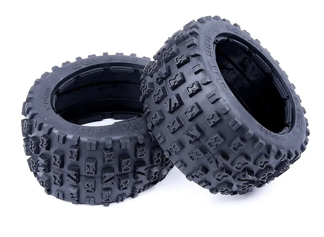 Best Offers 1/5 Scale Rc Baja Spare Parts Rear Knobby Wheel Tyres Skin For HPI KM Rovan BAJA 5B 2.0SS RC Car New Upgraded Parts   NEW