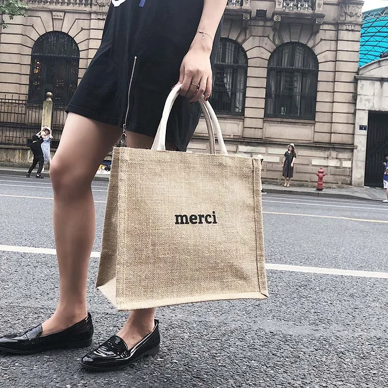 Summer New Women Weave Handbag INS Popular Fashion Female Letter Beach Straw Bags Ladies Travel Casual Braided Tote Bolsa SS3365 (3)