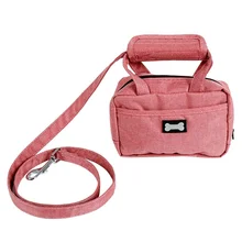 Набор для выгул собак-маленькие сумки, поводок, водонепроницаемые маленькие сумки для хранения подстилок нейлоновый поводок для фиксации на сумке