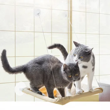 

Cute Pet Hanging Beds Bearing 20kg Cat Sunny Seat Window Mount Pet Cat Hammock Cat Pet Bed Pet Cat Litter Mat EVA Double Layer