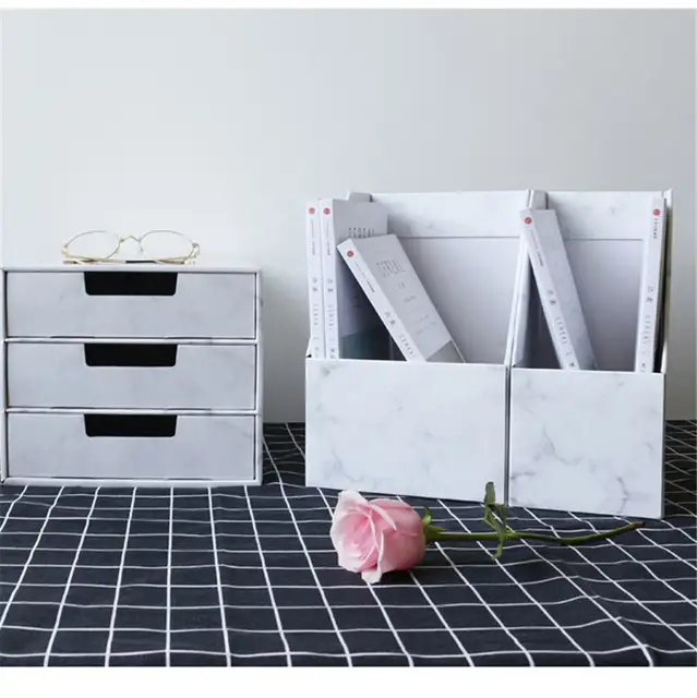 Baffect Office Storage Organizer Cardboard Storage Drawer Pen