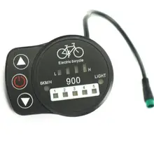 24V 36V 48V функциональный Электрический велосипед светодиодный дисплей 900 с 5 и 6 км/час езды на велосипеде asisst, фара для электровелосипеда в дисплею