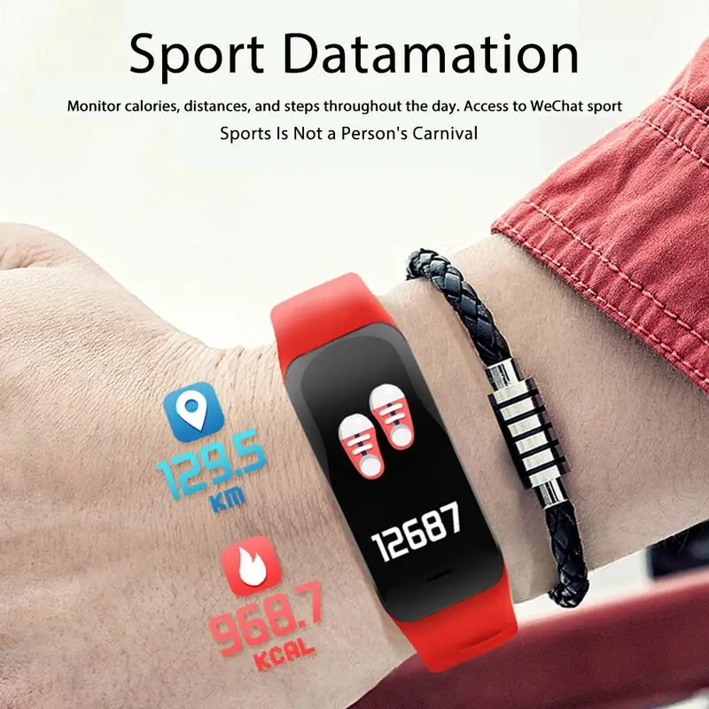 Smart Bluetooth Bracelet Large Curved Screen Upgrade Version Sports