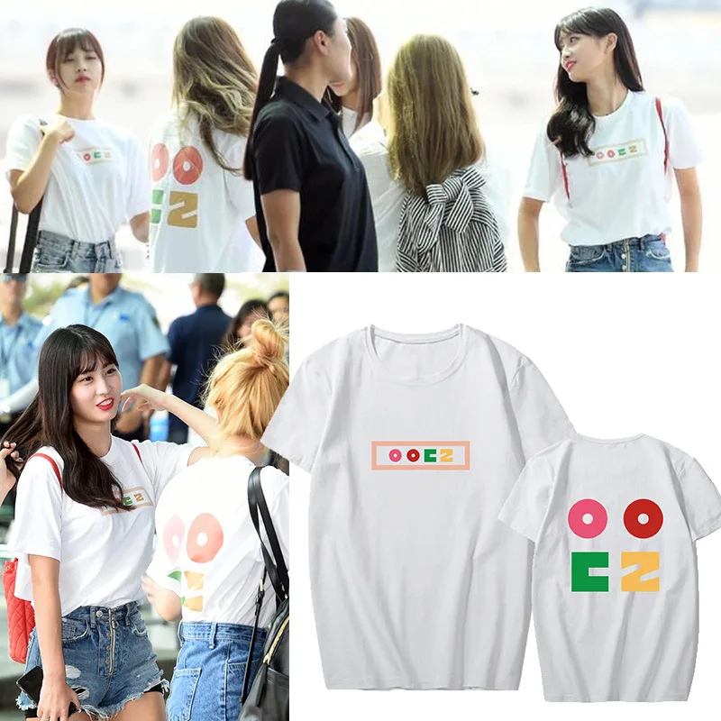 

TWICE T-shirt With Short-sleeved Loose Men And Women Summer T-shirt Dropshipping