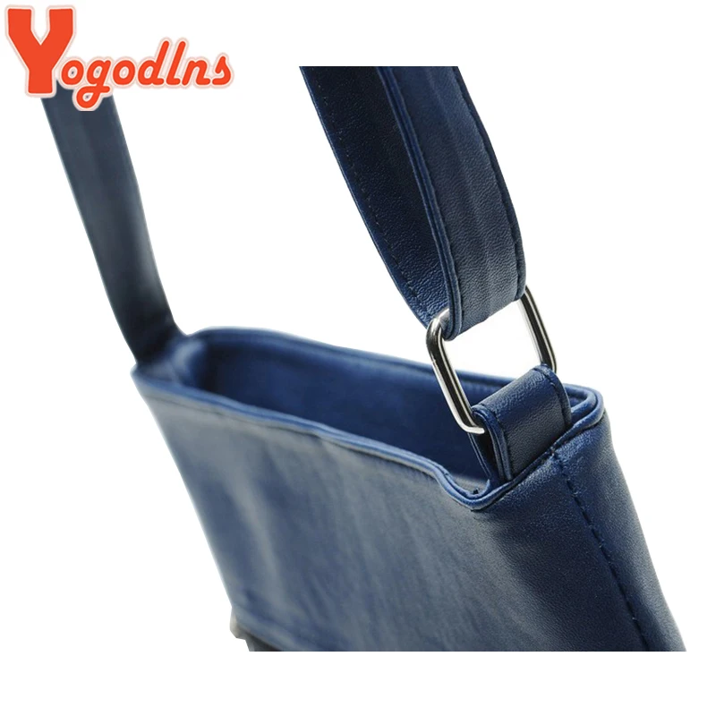 Yogodlns diseñadores mujeres bolsos de mensajero mujeres bolso de cubo de cuero bandolera bolso de hombro Satchel