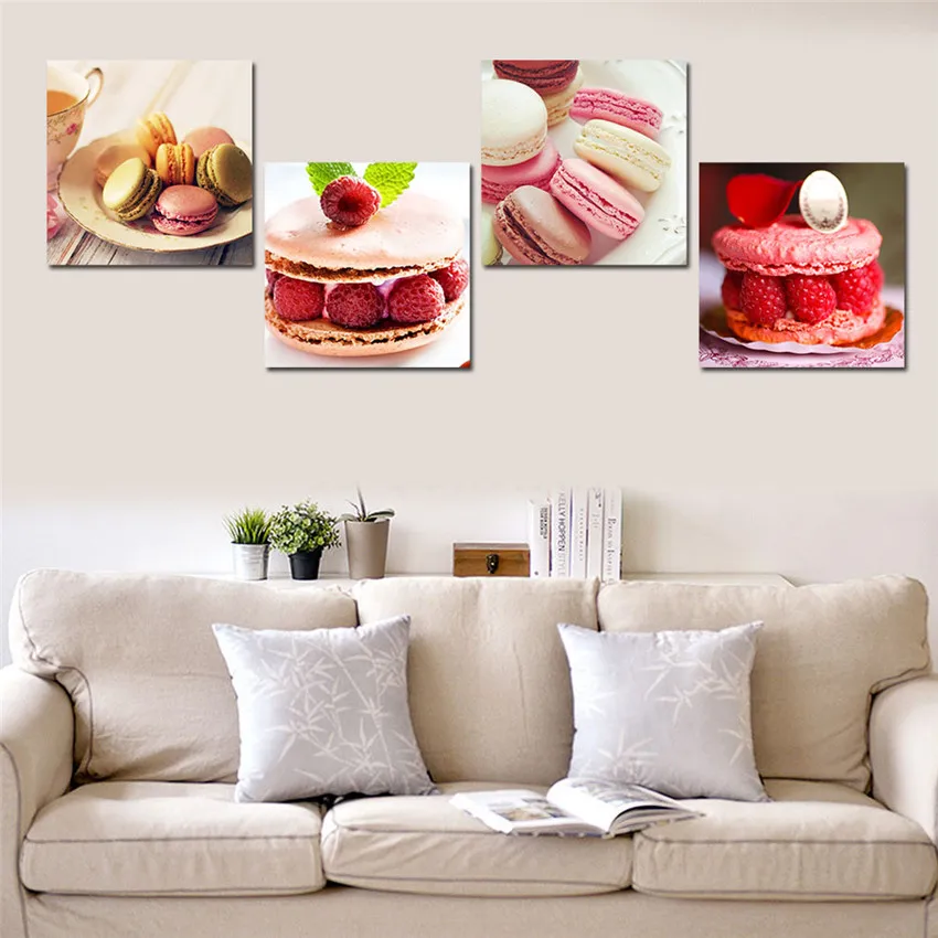 Modern-HD-Print-Poster-Home-Decor-Canvas-Picture-Artwork-4-Piece-Cake-Food-Painting-Kitchen-and (1)